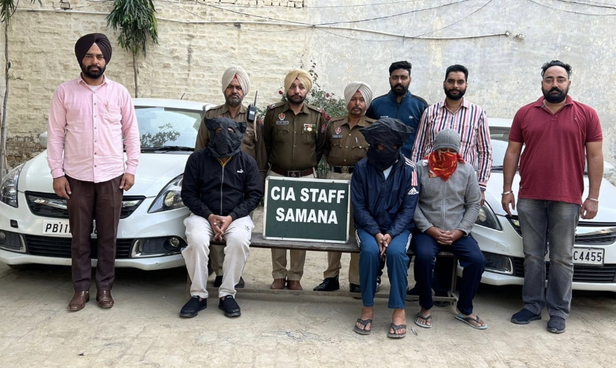 Patiala police busted a gang of car thieves, three arrested